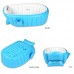 Bathtubs Freestanding Foldable Large Inflatable Ball Pool PVC Children's Blue  Foot Pump (Size : 98cm/38.6inch) - B07H7JBR9D